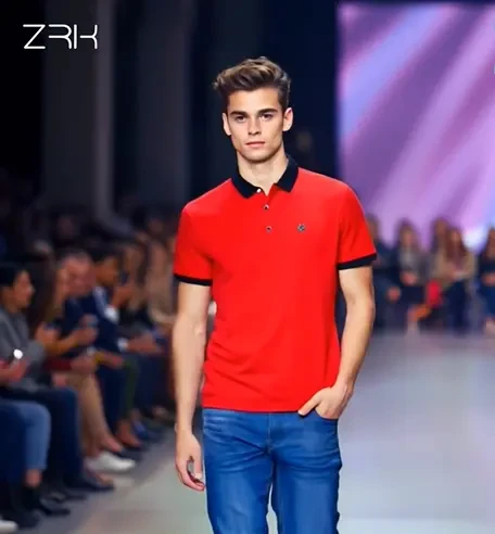 CRIMSON CHARGE | MENS POLO