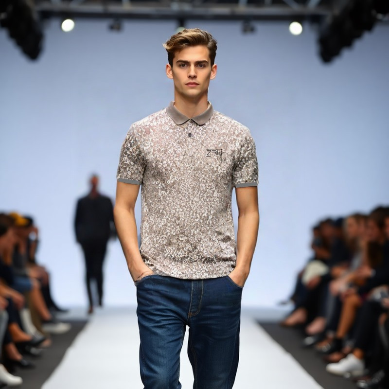 PEBBLE SKETCH | MENS POLO