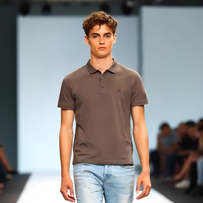 BROWN ELITE | MENS POLO